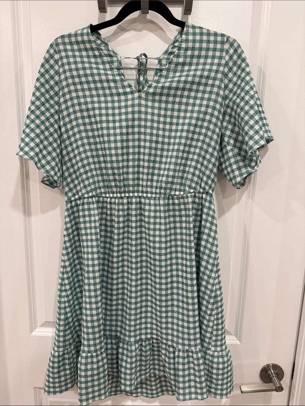 Loft Gingham Pattern Dress